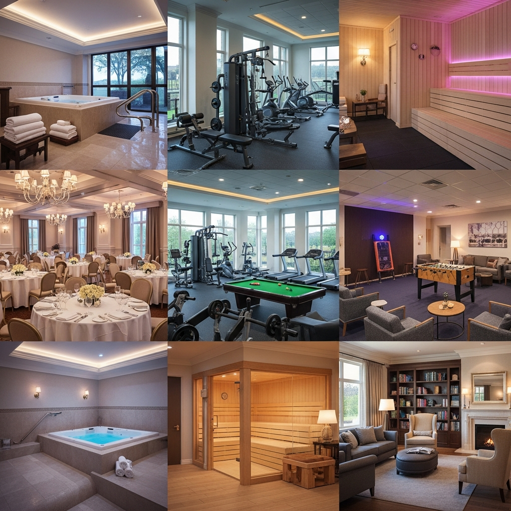 Clubhouse and Entertainment Amenities
